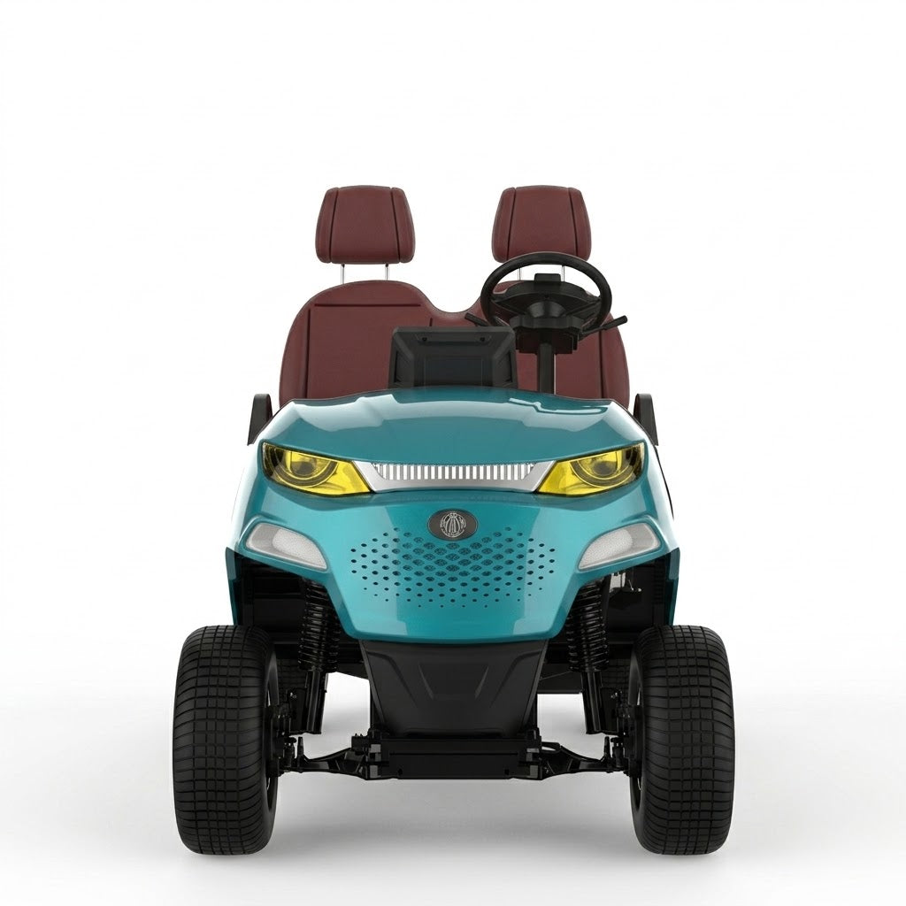 Suncart® MXV VOYAGER 4 Indoor Edition – 4-Seater Electric No-Roof Golf Cart | Indoor Fleet Cart | Mall Cart | (4+0) | Street Tire