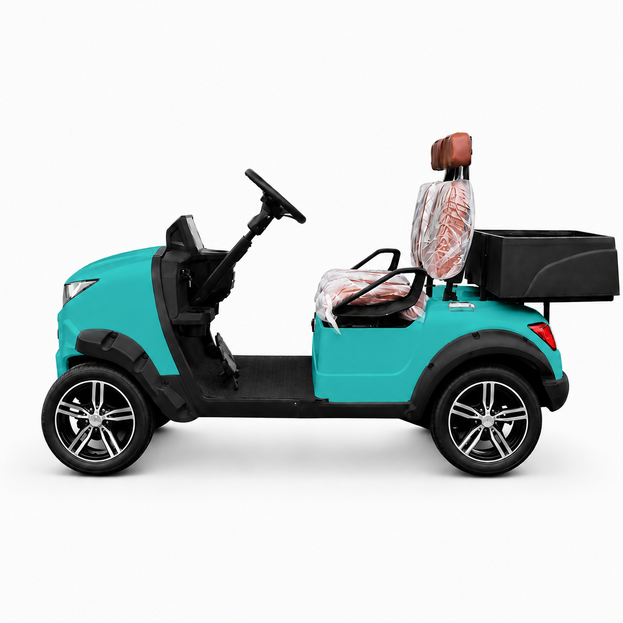 Suncart® MXV HAULER 2S Indoor Edition – 2-Seater Electric Utility Cart with Truck Bed | Street Tire