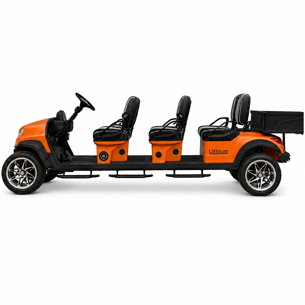 Suncart® MXV HAULER 6 Indoor Edition – 6-Seater Electric Utility Cart with Truck Bed | Street Tire