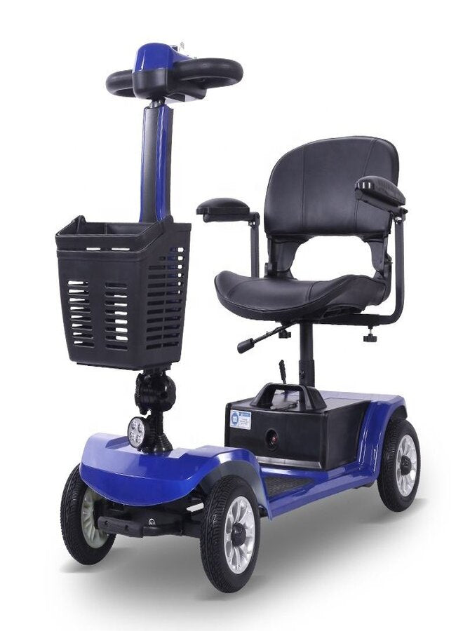 suncart® KingKong (S-02) Electric Mobility Scooter for Adults – 250W Motor, 24V12AH Battery, 25KM Range, 120KG Load, 8" Solid Tires, Magnetic Brake – CE/FDA Certified
