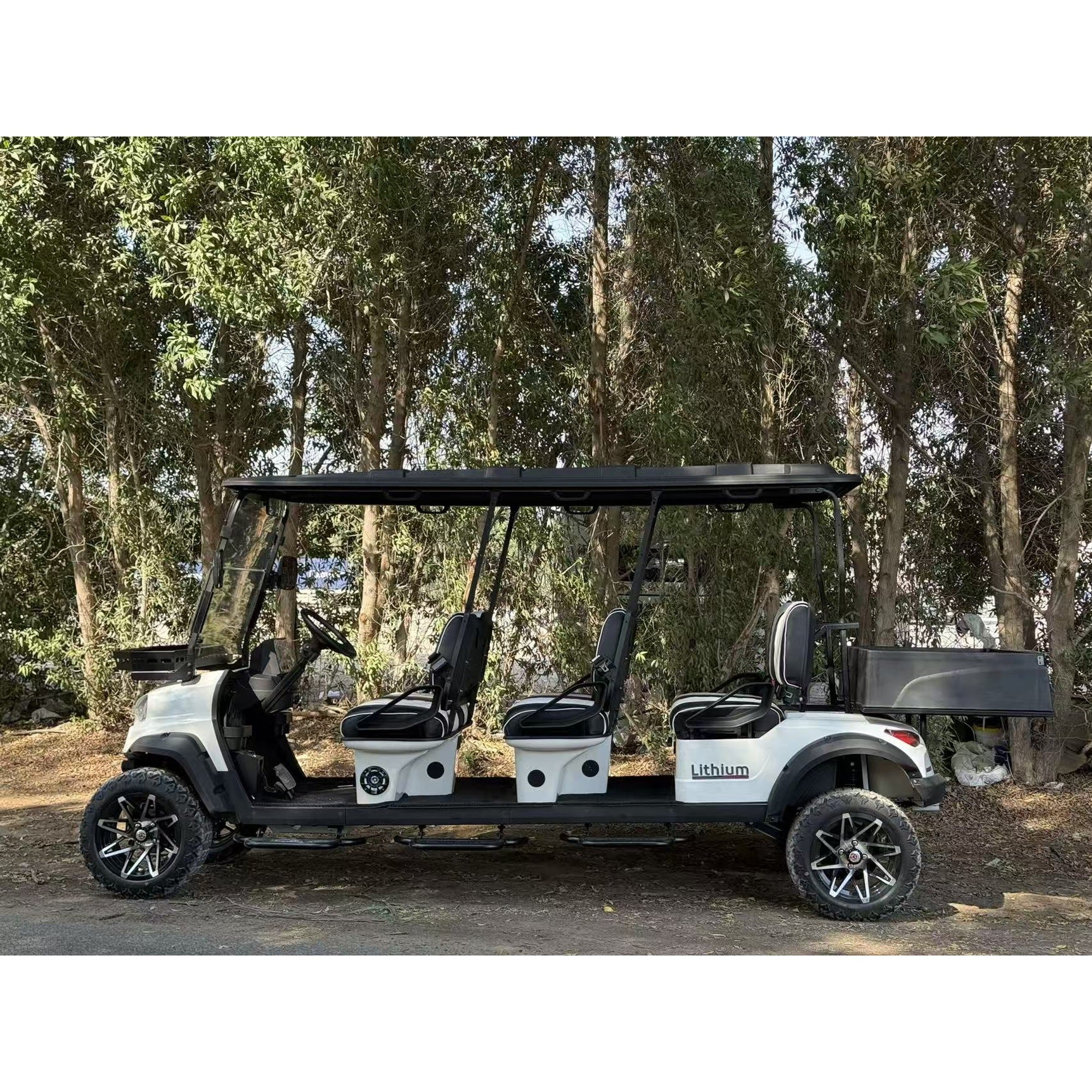 Suncart® MXV HAULER 6 – 6-Seater Electric Utility Cart with Truck Bed | Off-Road Tire