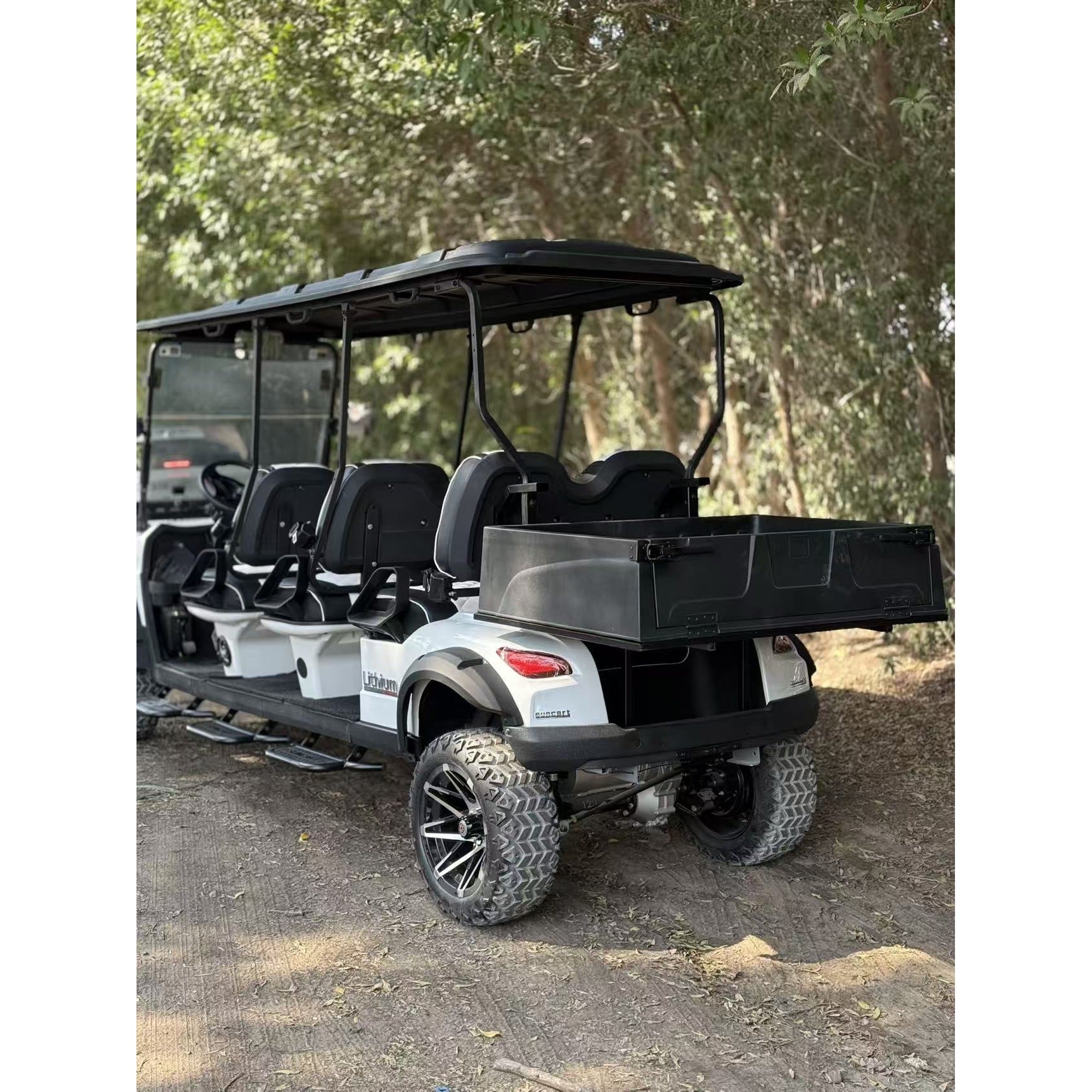 Suncart® MXV HAULER 6 – 6-Seater Electric Utility Cart with Truck Bed | Off-Road Tire