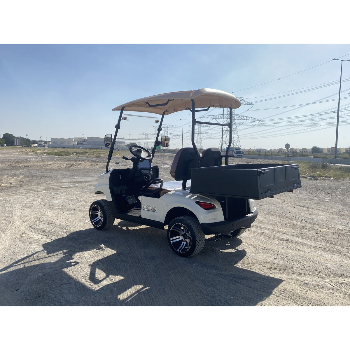 Suncart® MXV HAULER 2S – 2-Seater Electric Utility Cart with Truck Bed | Off-Road Tire
