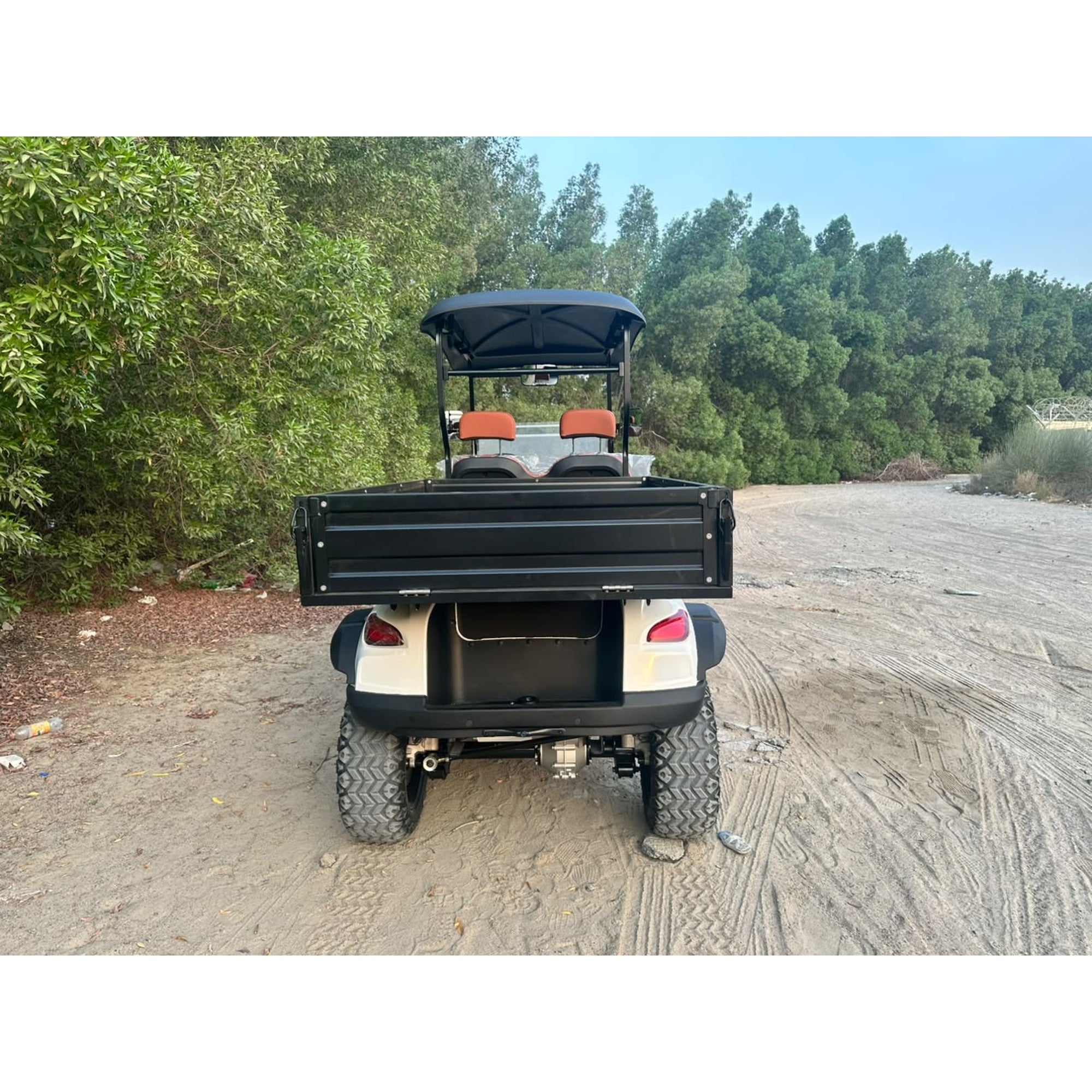 Suncart® MXV HAULER 2X – 2-Seater Electric Utility Cart with Long Truck Bed | Off-Road Tire