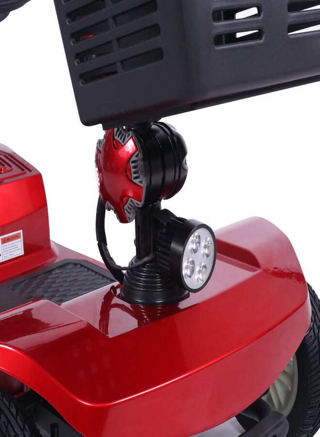 suncart® KingKong (S-02) Electric Mobility Scooter for Adults – 250W Motor, 24V12AH Battery, 25KM Range, 120KG Load, 8" Solid Tires, Magnetic Brake – CE/FDA Certified