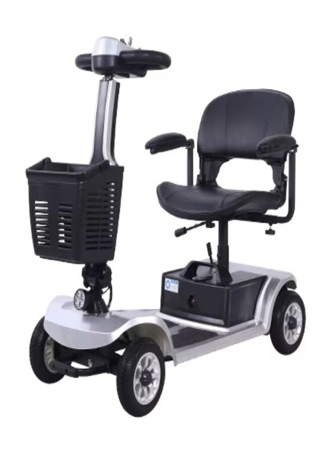 suncart® KingKong (S-02) Pro Electric Mobility Scooter – 250W Motor, 24V20AH Battery, 35KM Range, 120KG Load, 8" Solid Tires, Magnetic Brake – CE/FDA Certified