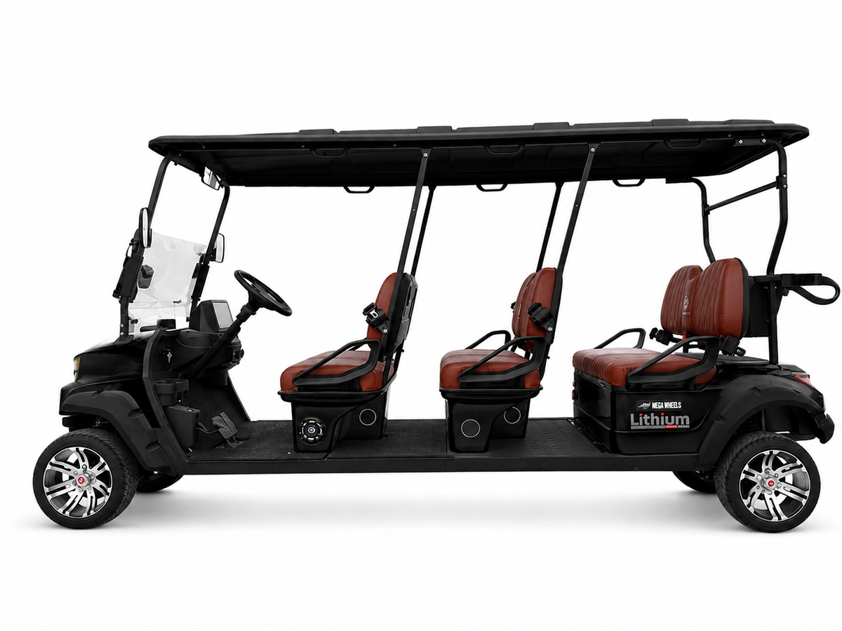 Suncart® MXV ENVOY 6 – 6-Seater Electric Golf Cart | Passenger Cart | Resort Cart | Shuttle Cart | (6+0) | Street Tire