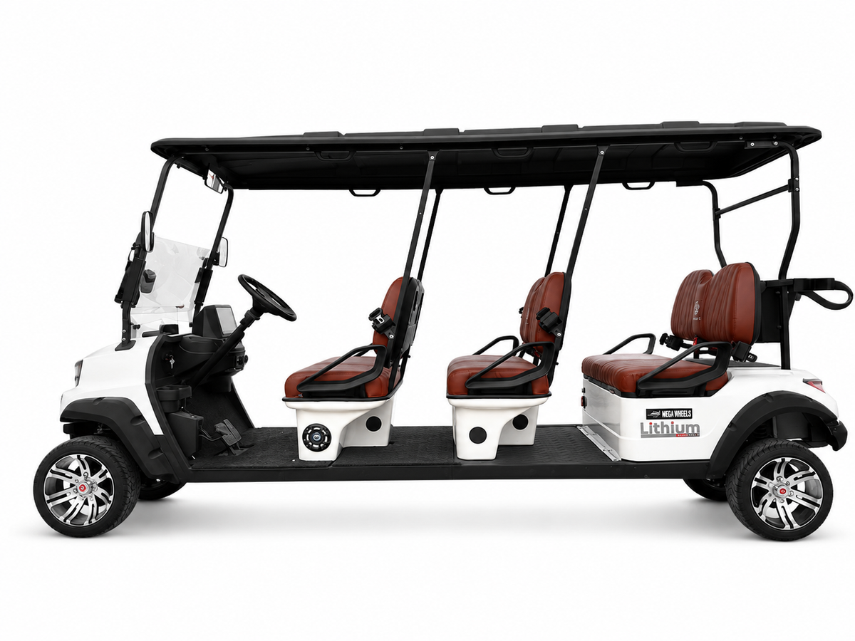 Suncart® MXV ENVOY 6 – 6-Seater Electric Golf Cart | Passenger Cart | Resort Cart | Shuttle Cart | (6+0) | Street Tire