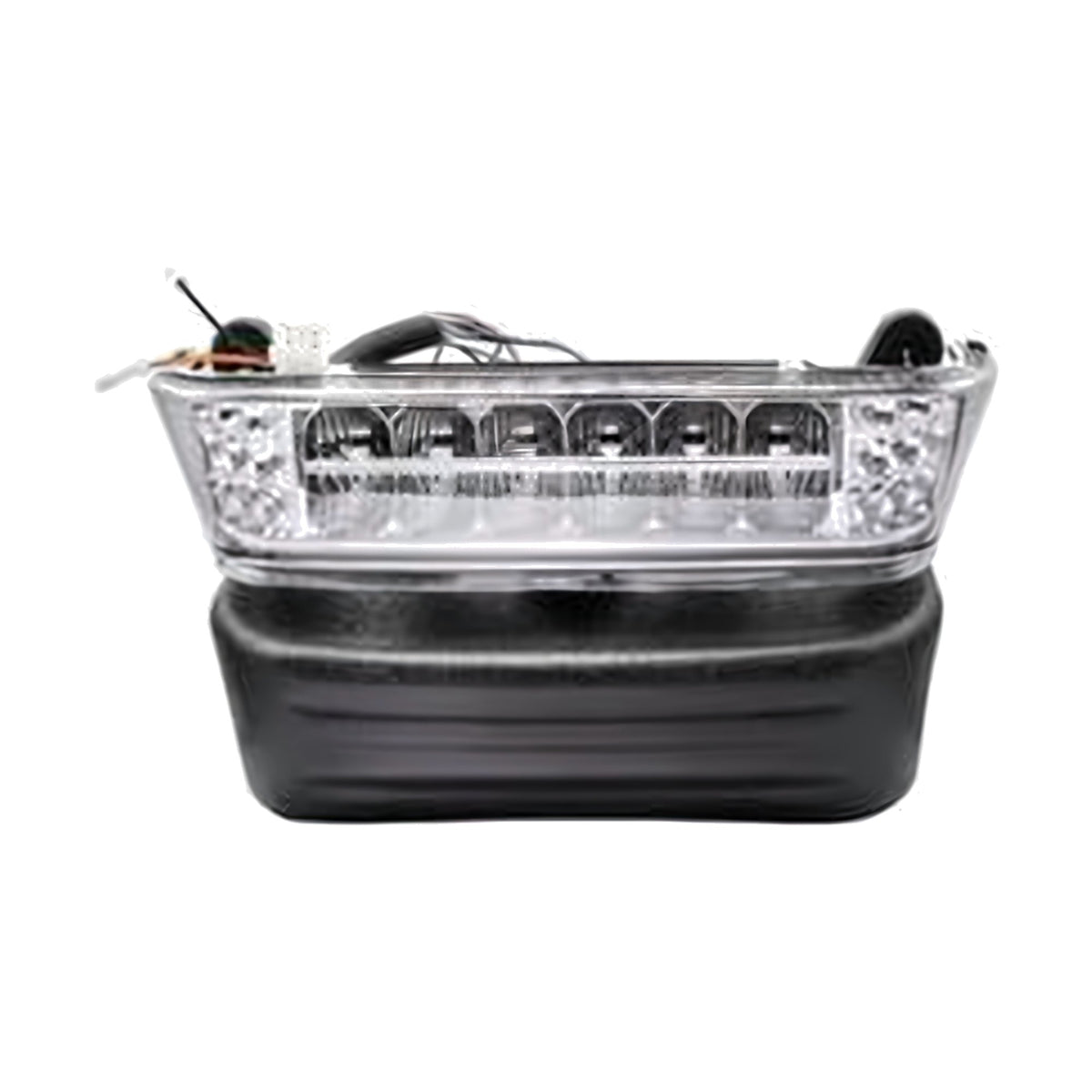 Club Car Precedent golf cart LED headlight with bumper
