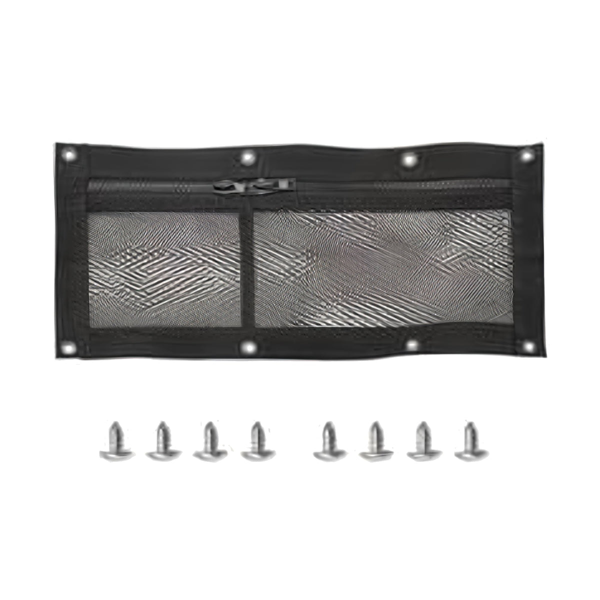Club Car/EZGO golf cart canopy storage net with screws – view 2