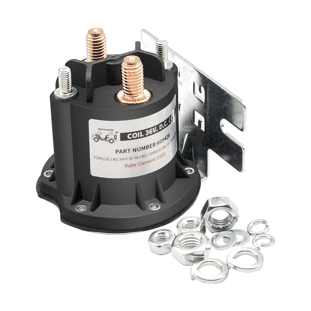 EZGO RXV golf cart 36V 4-Terminal solenoid