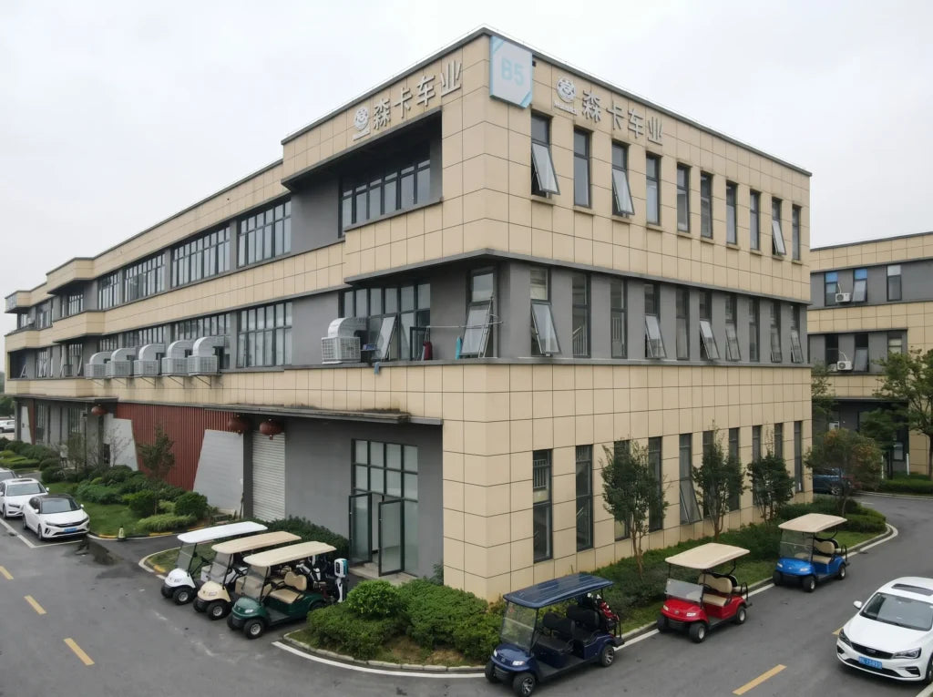 Suncart headquarters office building exterior with company signage