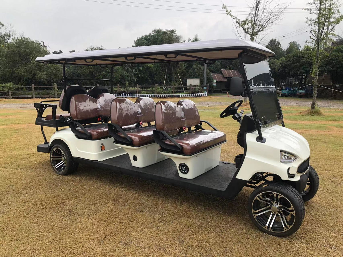 Suncart TXV Sovereign 8 - 8-Seater (6+2) Electric Passenger Golf Cart (Pre-Order)